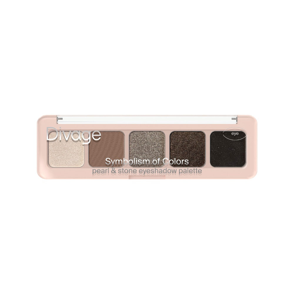 EYESHADOW PALETTE SYMBOLISM OF COLORS : PEARL & STONE - Divage Milano