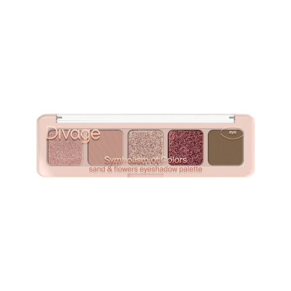 EYESHADOW PALETTE SYMBOLISM OF COLORS : SAND & FLOWERS - Divage Milano